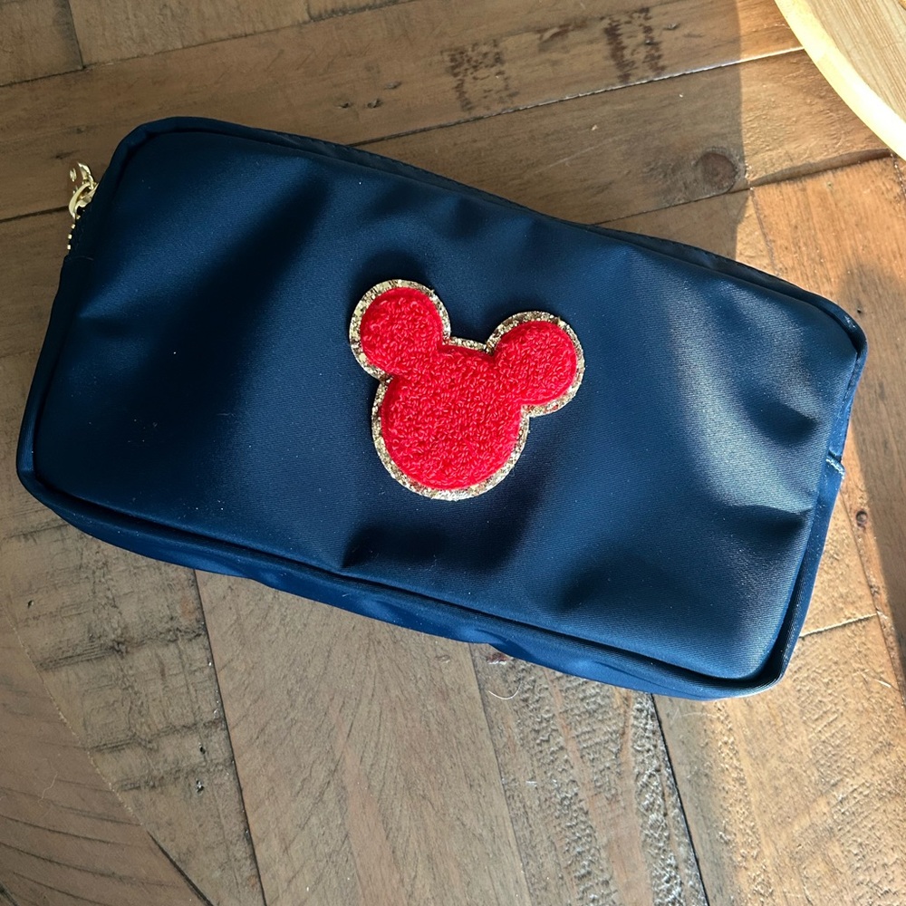 SCLN Sapphire (Navy) Small Pouch w/ ruby Mickey Patch